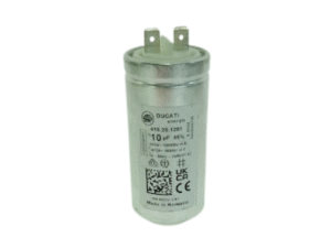קבל מקורי 10µF מיקרופאראד למייבש כביסה אלקטרולוקס אאג זנוסי Electrolux AEG Zanussi tumble dryer capacitor 1250020615