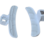 ידית דלת למכונת כביסה סמסונג לבנה Samsung Washing Machine Door Handle DC64-02852A