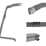 מוביל מים עם מתז תקרה למדיח בוש סימנס bosch siemens dishwasher Tube feeding pipe with sprinkler disk for 81,5cm new docking system 11003118